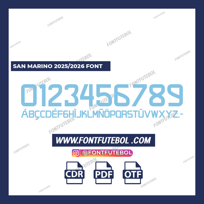 SAN MARINO 2025/2026 FONT