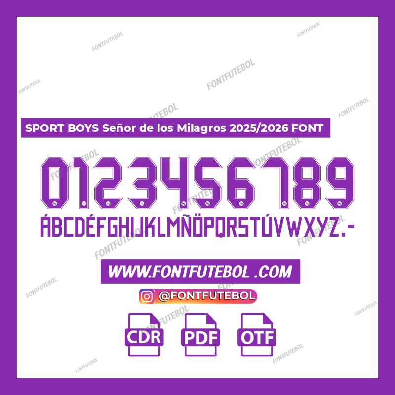 SPORT BOYS ( SEÑOR DE LOS MILAGROS) 2025/2026 FONT