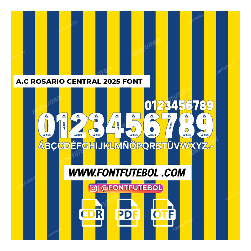 AC ROSARIO CENTRAL 2025 FONT