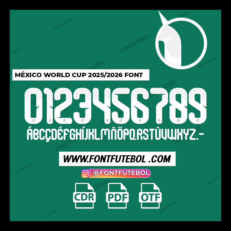 MÉXICO WORLD CUP ADIDAS 2025/2026 FONT