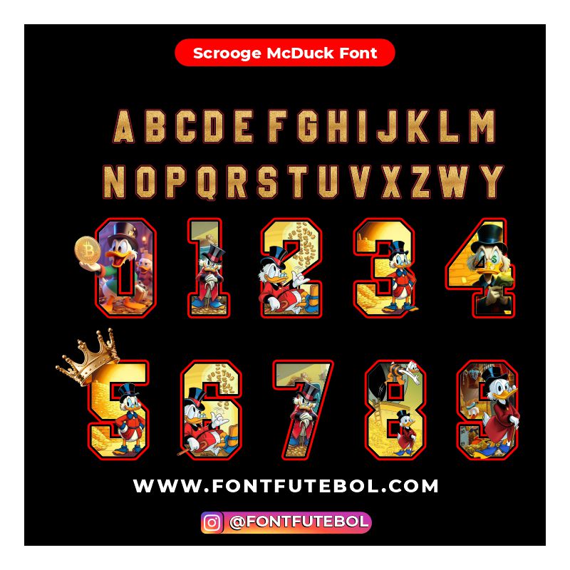 SCROOGE McDUCK FONT