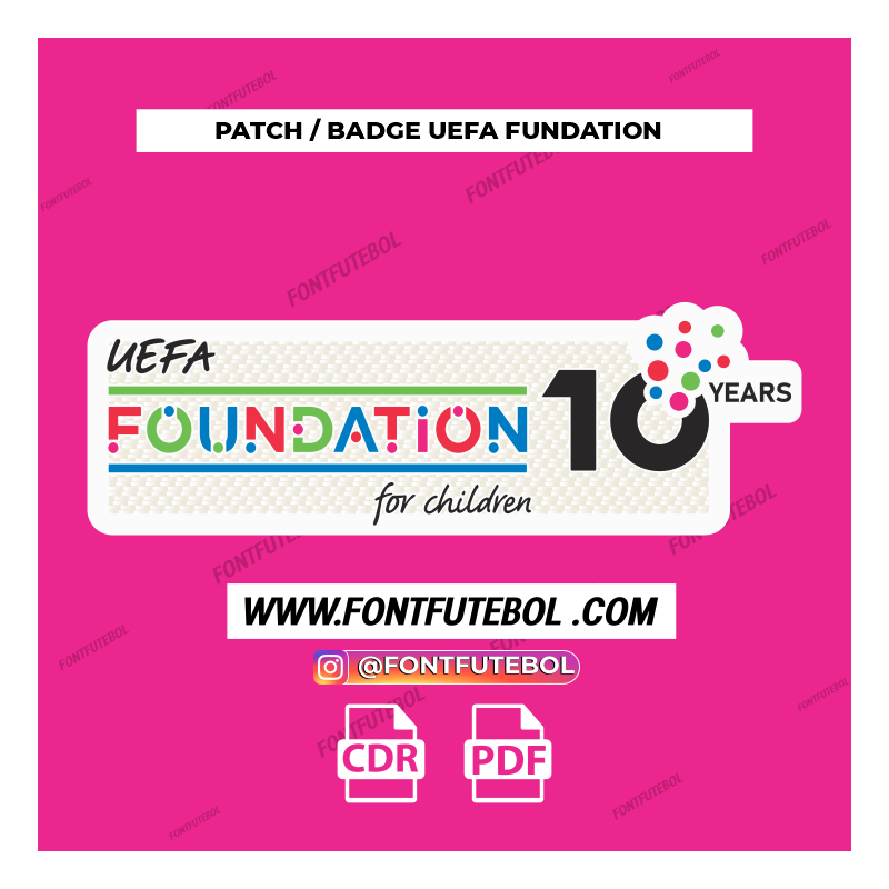 PATCH/BADGE UEFA FUNDATION 10 YEARS