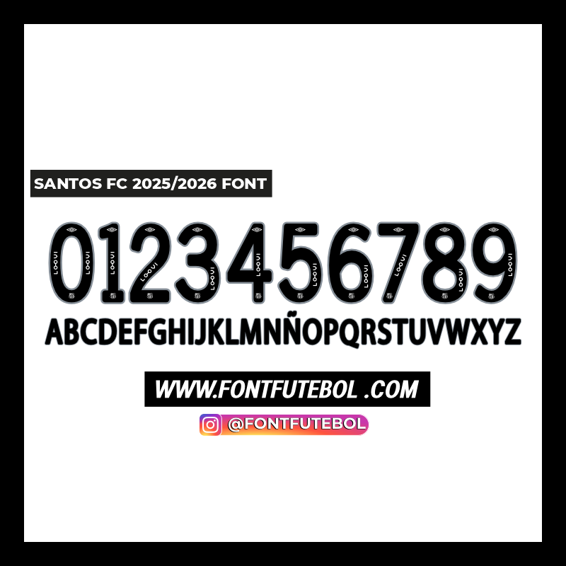 SANTOS FC 2025-2026 FONT