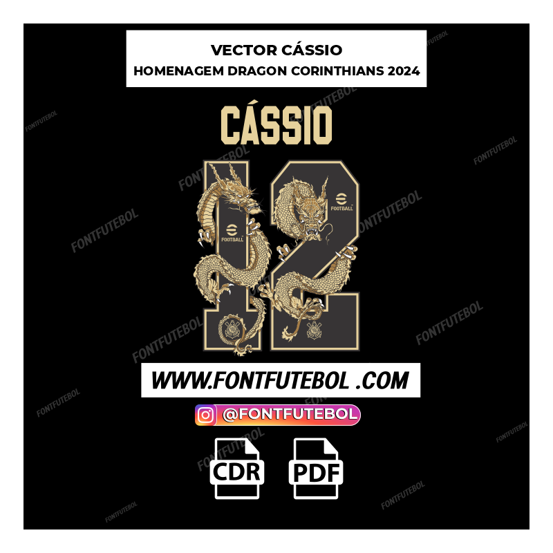 VECTOR CASSIO TRIBUTE TO DRAGON CORINTHIANS 2024