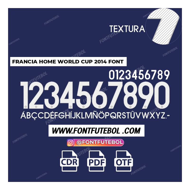 FRANCIA HOME 2014 WORLD CUP FONT