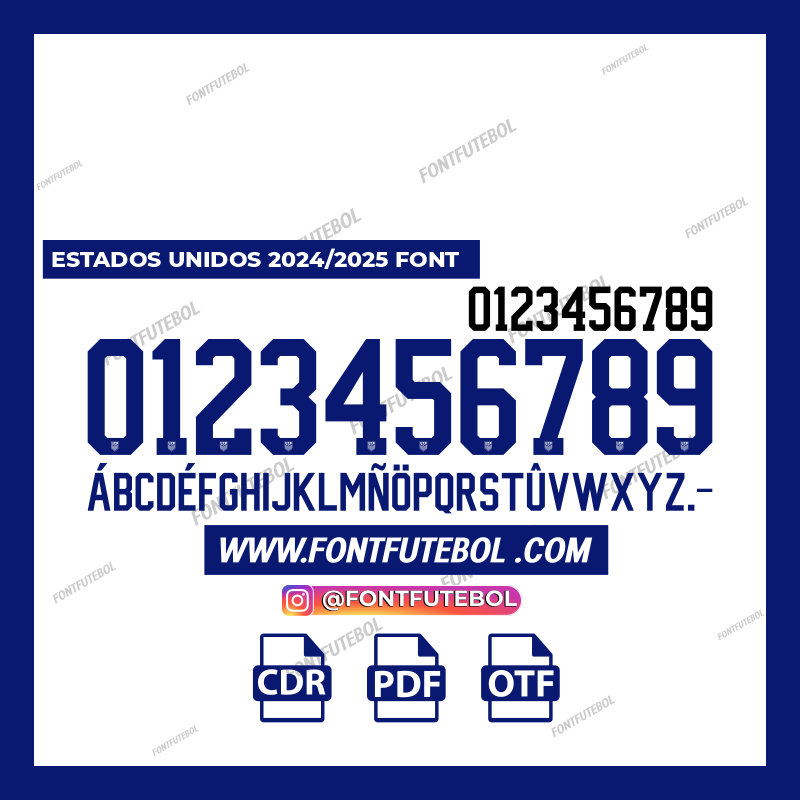 UNITED STATES 2024/205 FONT