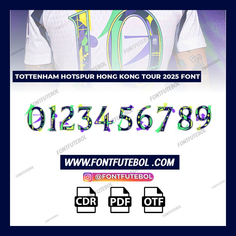 TOTTENHAM HOTSPUR Hong Kong Tour 2025 FONT