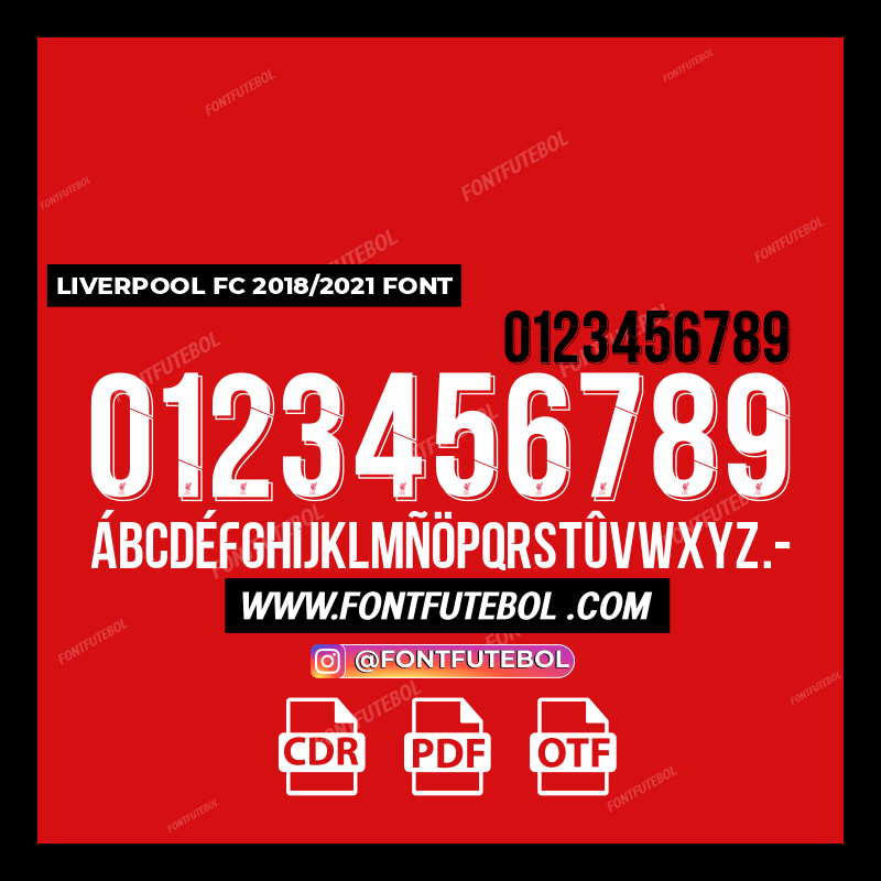 LIVERPOOL FC 2018 - 2021 FONT