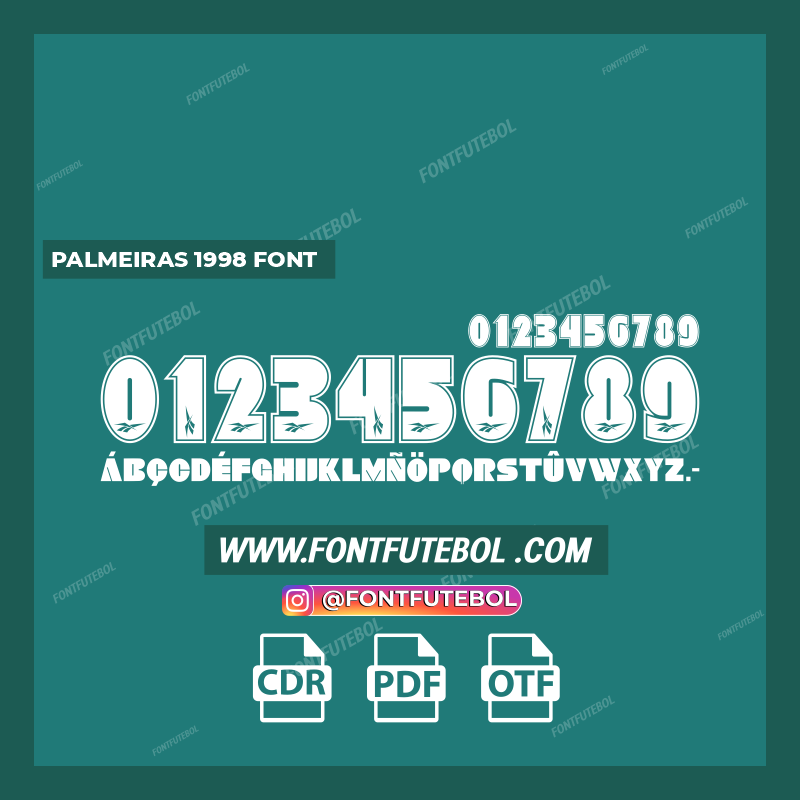 PALM TREASURE 1998/1999 FONT
