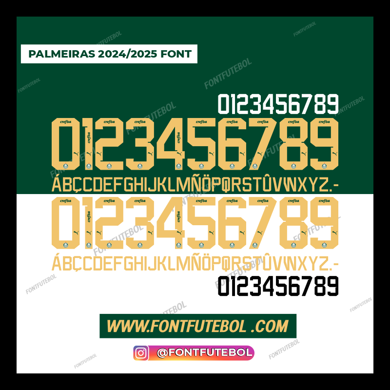 PALMEIRAS 2024/2025 FONT