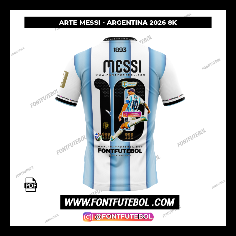 ARTE MESSI - ARGENTINA 2026 8K