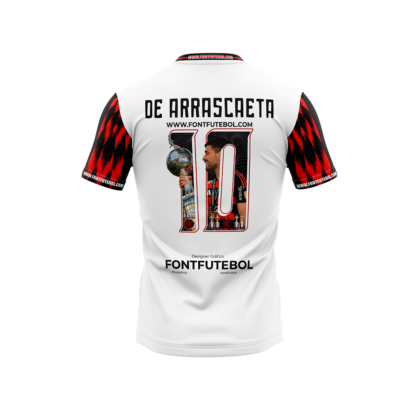 Kit Tetra Flamengo Away – Artes Exclusivas Libertadores 2025