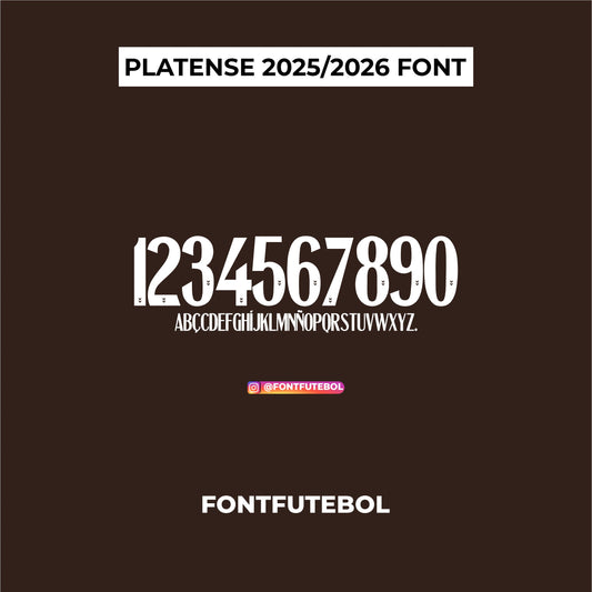 PLATENSE 2025 - 2026 FONT