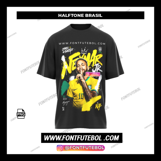 ARTE HALFTONE NEYMAR JR 2026 4K