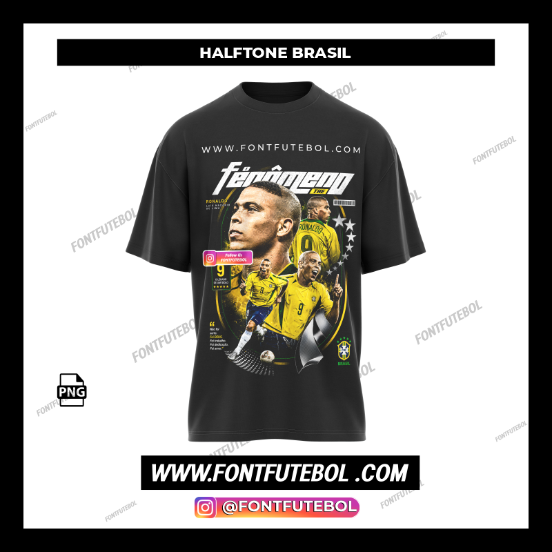 ARTE HALFTONE RONALDO FENÔMENO 2026