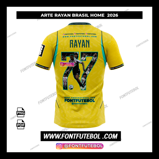 ARTE RAYAN BRASIL HOME/AWAY 2026