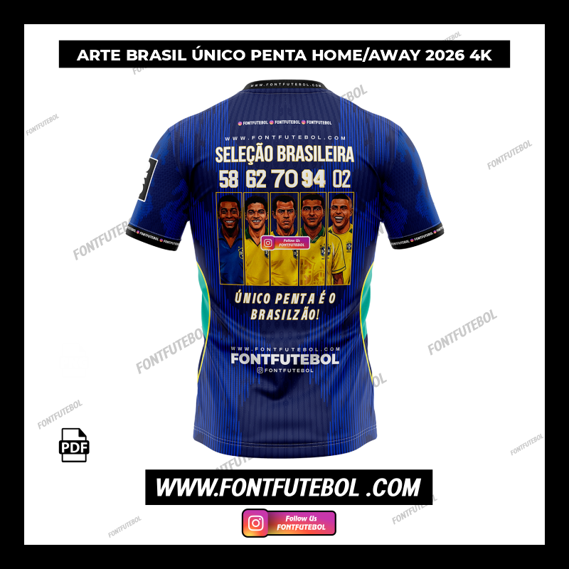 UNIQUE ART BRAZIL PENTA HOME/AWAY 2026 4K