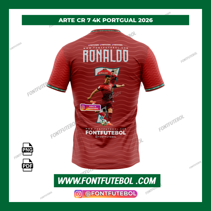 ARTE CRISTIANO RONALDO CR 7 4K PORTUGAL 2026