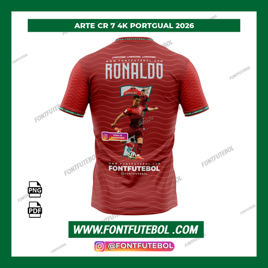 ARTE CRISTIANO RONALDO CR 7 4K PORTUGAL 2026