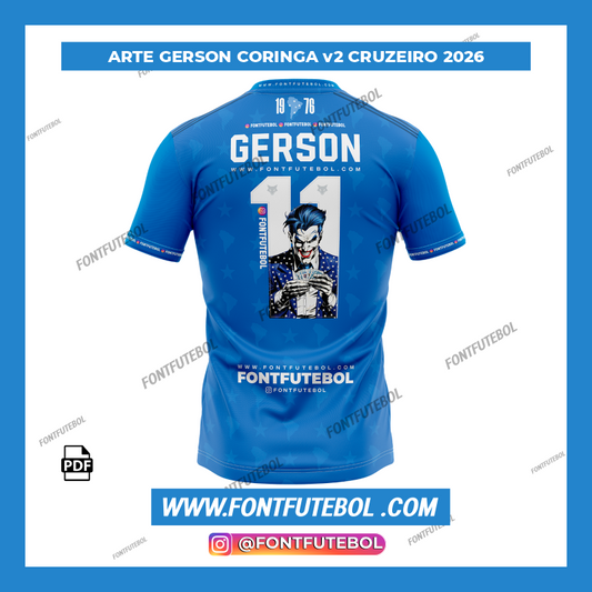 ARTE GERSON CORINGA V2 CRUZEIRO 2026