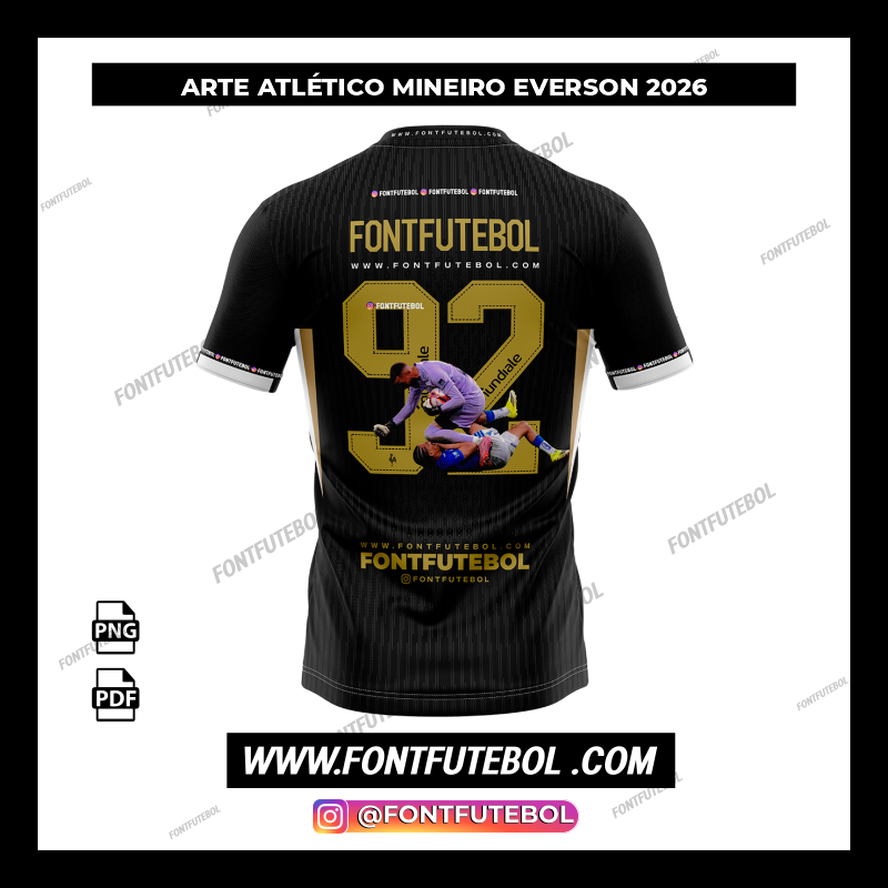 ARTE ATLÉTICO MINEIRO EVERSON 2026 4K