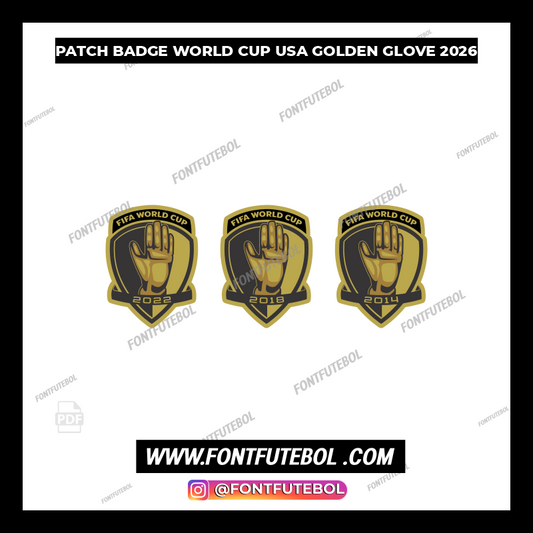 PATCH BADGE WORLD CUP USA GOLDEN GLOVE 2026