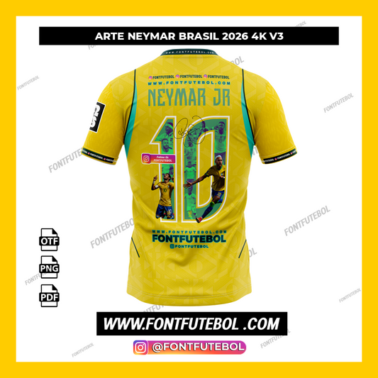 ARTE NEYMAR BRASIL 2026 4H V3