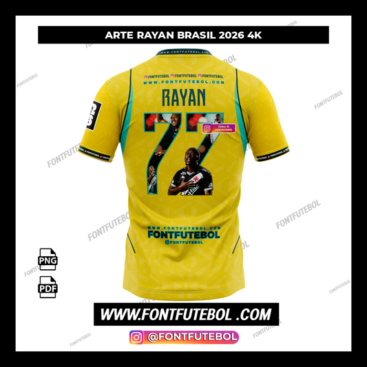 ARTE RAYAN BRASIL 2026 4K