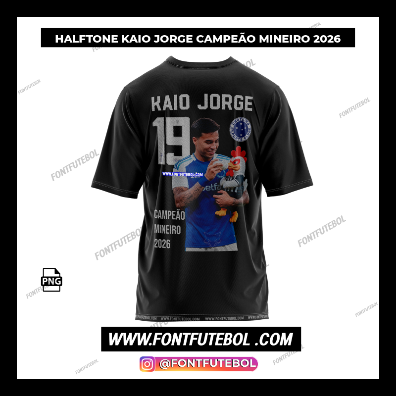 HALFTONE KAIO JORGE CAMPEÃO MINEIRO 2026
