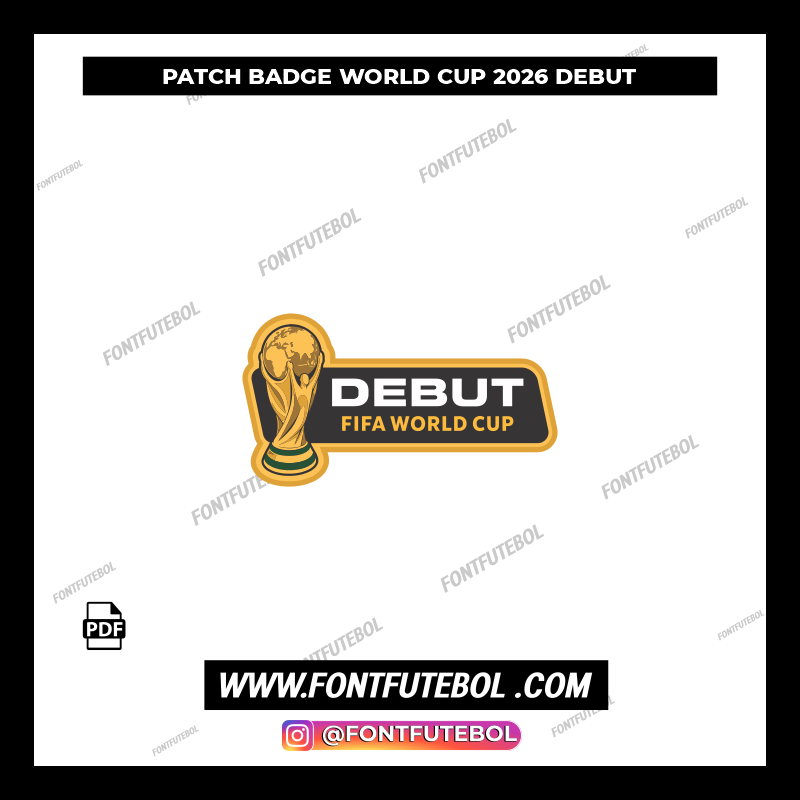PATCH BADGE WORLD CUP 2026 DEBUT