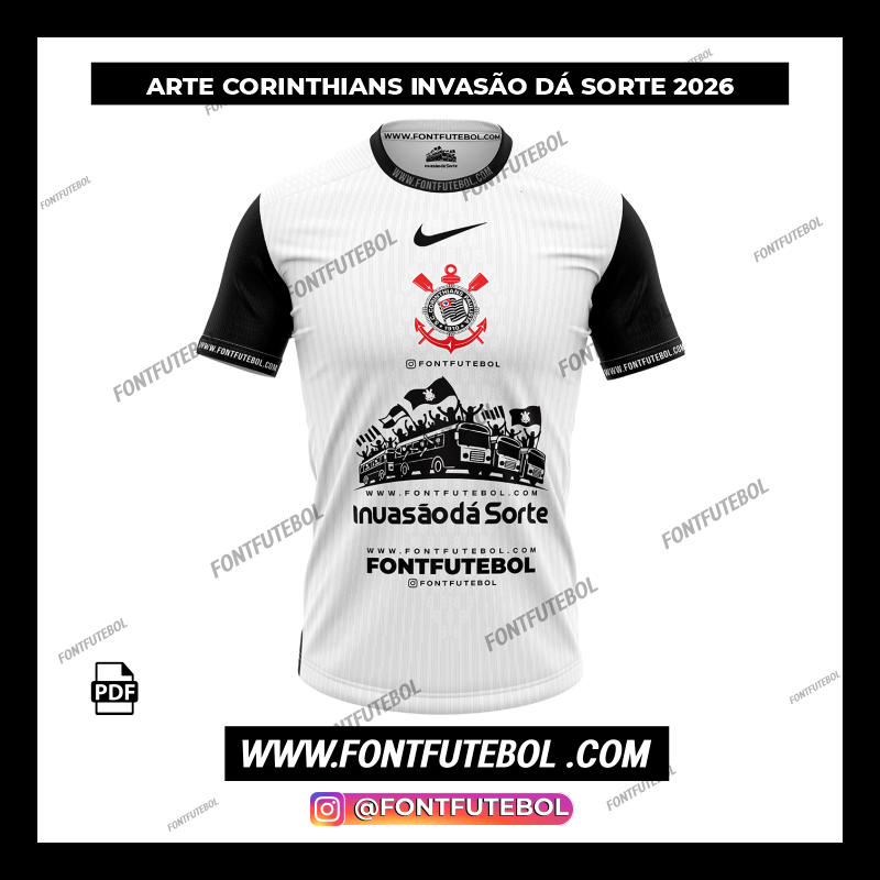 ARTE CORINTHIANS INVASÃO DÁ SORTE 2026