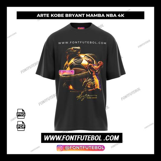 ARTE KOBE BRYANT MAMBA NBA 4K