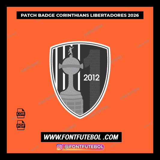 PATCH BADGE CORINTHIANS LIBERTADORES 2026