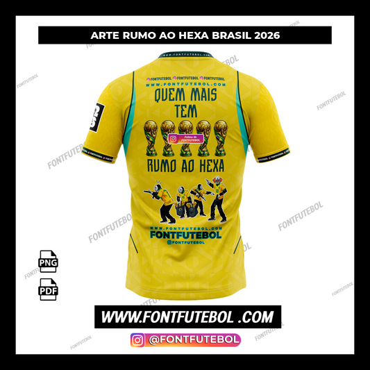 ARTE RUMO AO HEXA BRASIL 2026