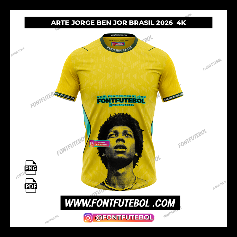 ARTE JORGE BEN JOR BRASIL 2026 4K