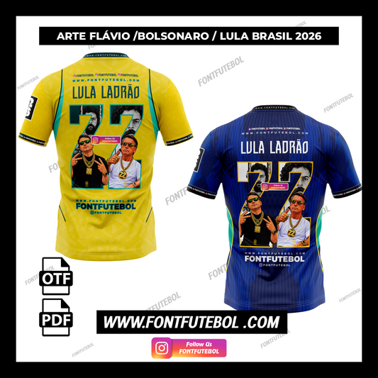 ARTE FLÁVIO/BOLSONARO/LULA BRASIL 2026 4K