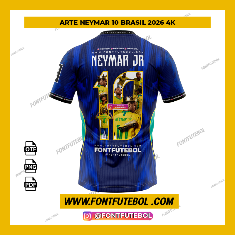 NEYMAR ART 10 AWAY BRAZIL 2026 4K