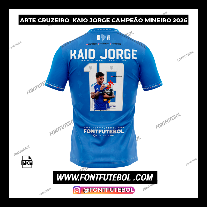 ARTE KAIO JORGE CAMPEÃO MINEIRO 2026