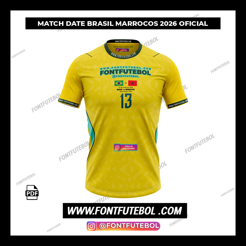 MATCH DATE BRASIL - MARROCOS 2026 OFICIAL