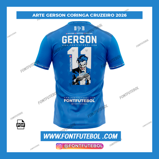 ARTE GERSON CORINGA CRUZEIRO 2026