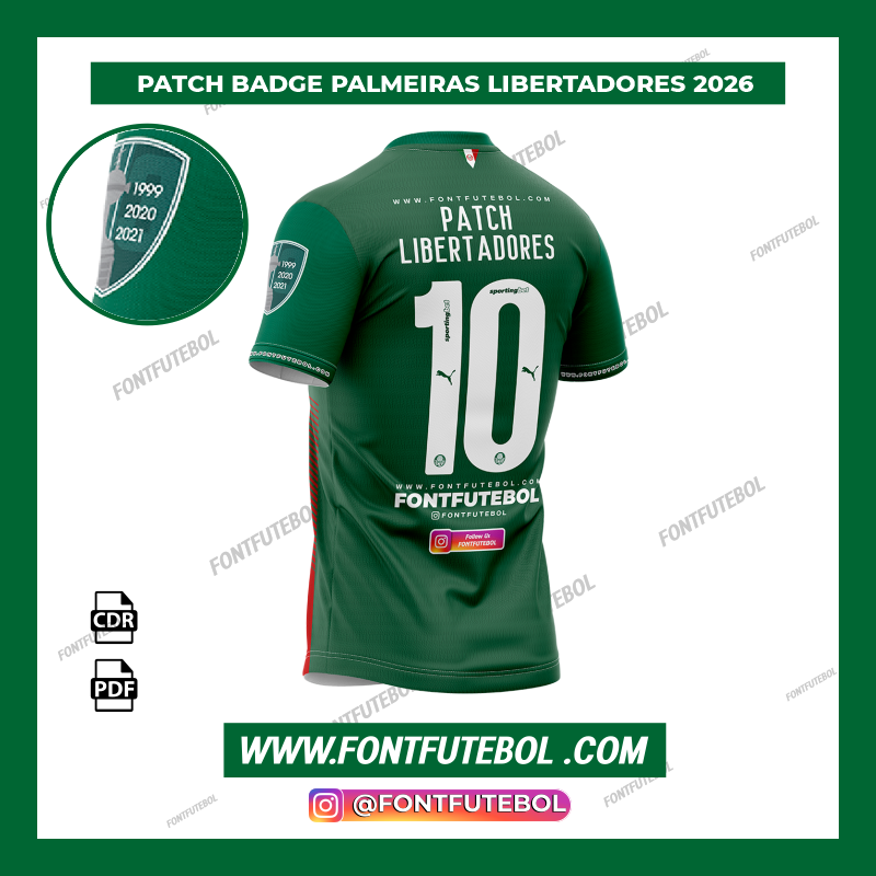 PATCH BADGE PALMEIRAS LIBERTADORES 2026