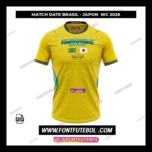 MATCH DATE BRASIL - JAPON WC 2026