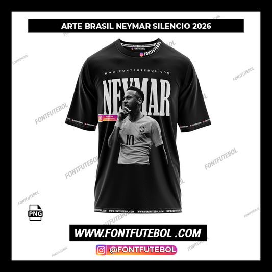 ARTE BRASIL NEYMAR SILENCIO 2026