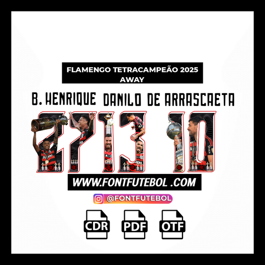 FLAMENGO AWAY TETRACAMPEÃO 2025