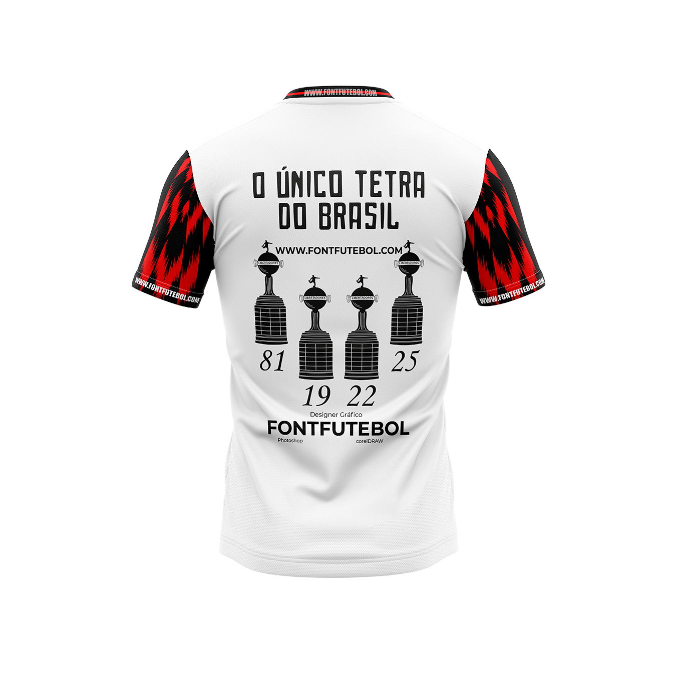Kit Tetra Flamengo Away – Artes Exclusivas Libertadores 2025