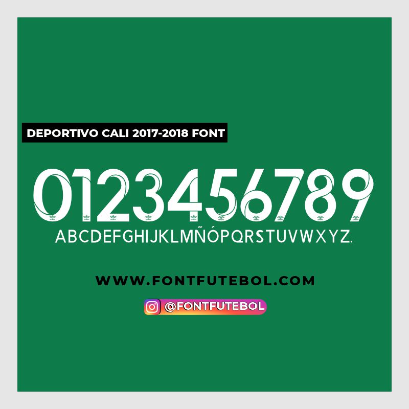 DEPORTIVO CALI 2017-2018 FONT