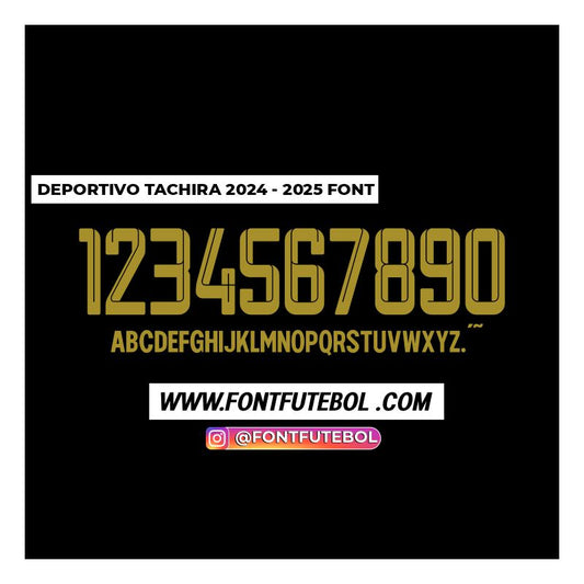 DEPORTIVO TACHIRA 2024 - 2025 FONT