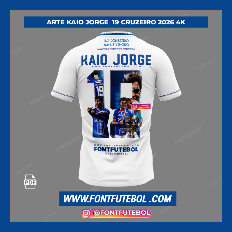 ARTE KAIO JORGE 19 CRUZEIRO 2026 4K