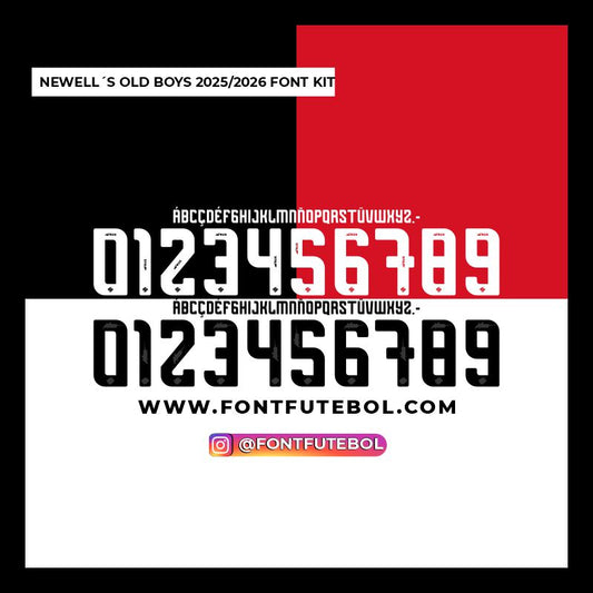 NEWELL`S OLD BOYS 2025 - 2026 FONT