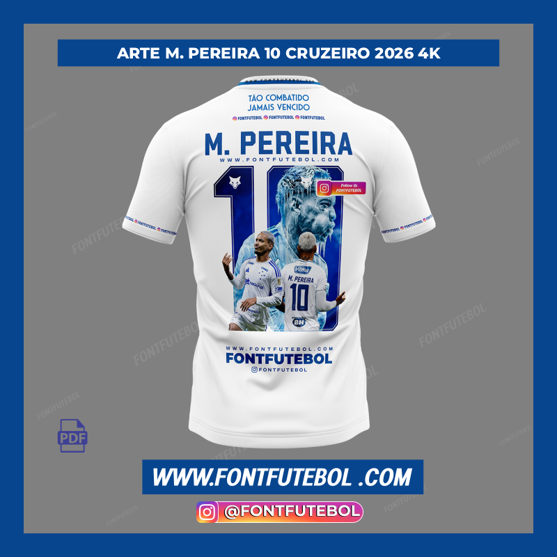 ARTE M. PEREIRA 10 CRUZEIRO 2026 4K